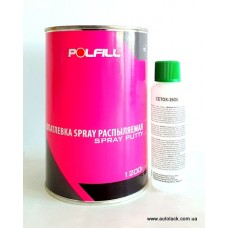 Polfill Шпатлівка розпилююча з зат. 1,2 кг.