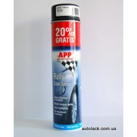 APP Rally Color  фарба акр. чорий. мат 500ml