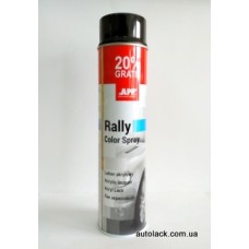 APP Rally Color  фарба акр. чорний глянець 600ml