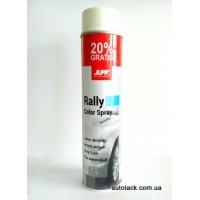 APP Rally Color  фарба акр. білий  глянець 600ml